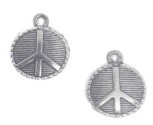 Zamak Silver Plated Bead CA-3037