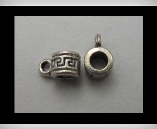 Zamak big hole bead CA-3172