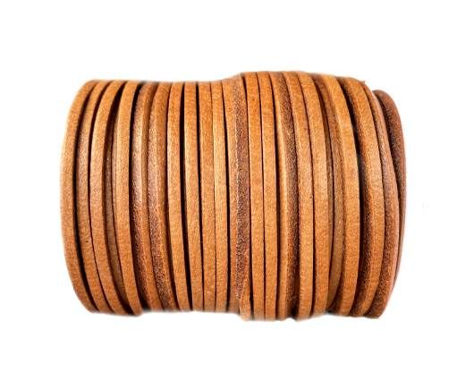 2mm by 2mm square leather - Vintage Tan