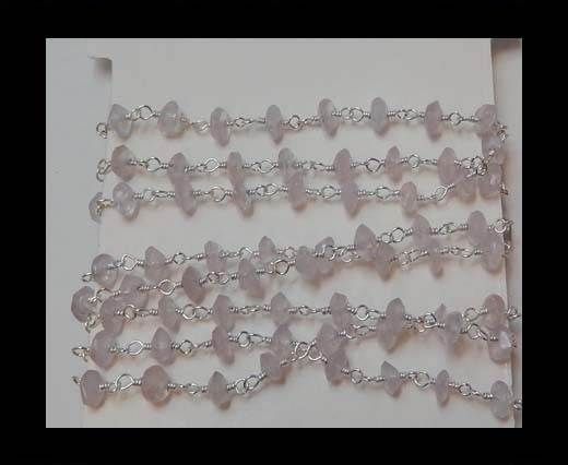 Gemstone Chains - Rose Quartz
