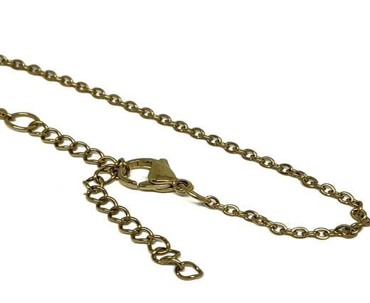 Stainless Steel Ready Necklace Chains,Gold,Item 28