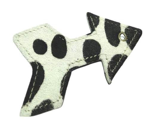 KC-Key Cord Arrow Shape 4cm Cow