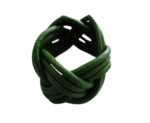 Leather-Ring-Green