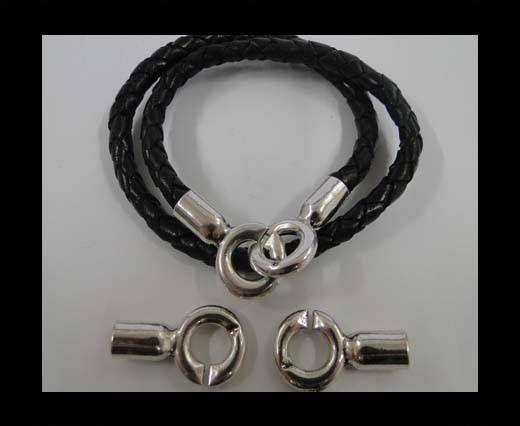 Zamak Toggle Clasp MGL-291-4,5mm-Antique silver