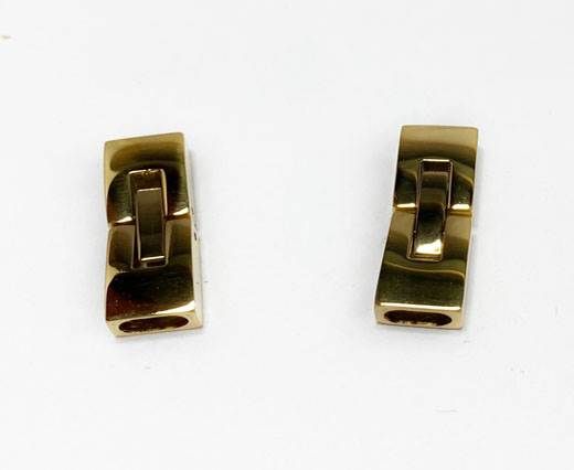 Stainless Steel Magnetic Clasp,Gold,MGST-14