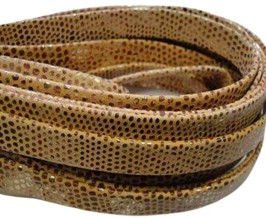 NappaFlat-10mm-snake style orange