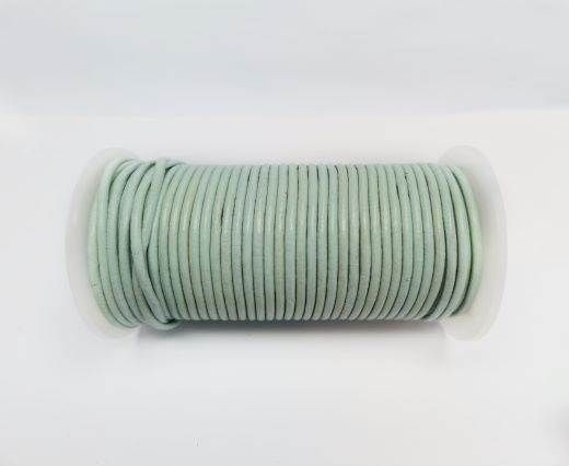 Round leather cord-2mm-OCEAN