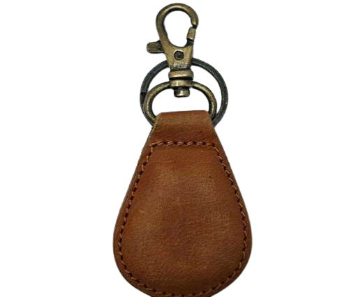 KeyChain-Plain-style1-LIGHT BROWN