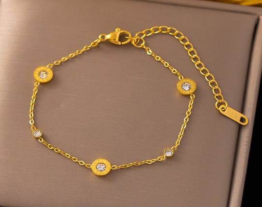 Gold plated stainless steel Bracelets - 10