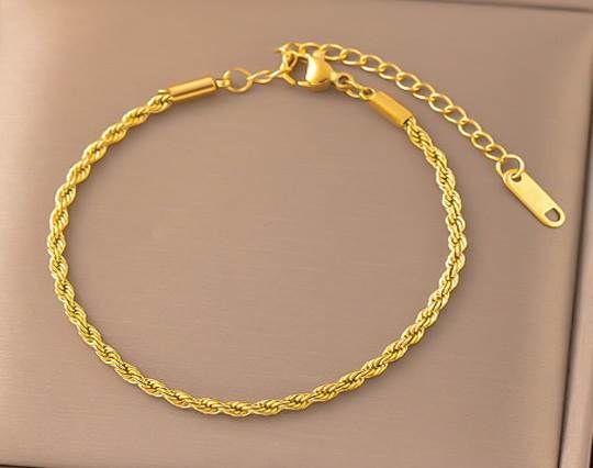 Gold plated stainless steel Bracelets - 13