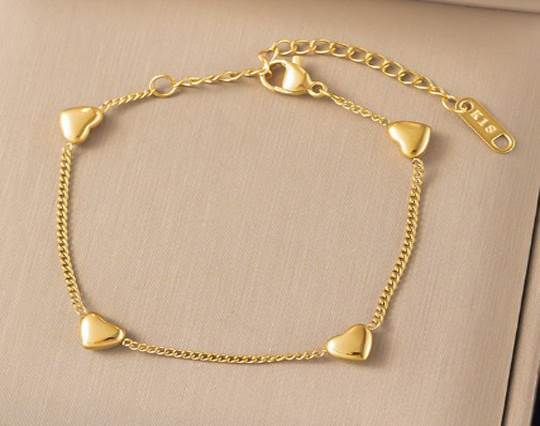 Gold plated stainless steel Bracelets - 24