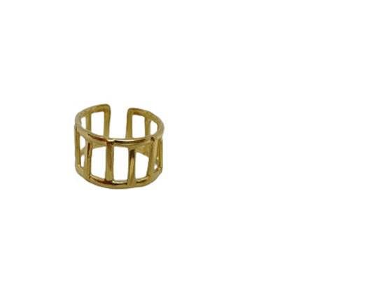 Gold plated Stainless Steel Rings - 8