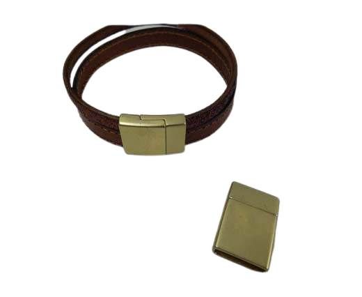 Zamak magnetic claps MGL-298-15*3mm-Matt Gold