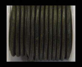 Round Leather Cord - Vintage Tourmaline-5mm