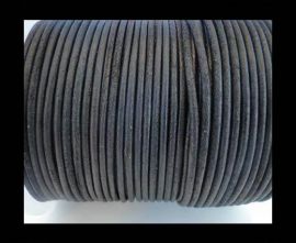 Round Leather Cord -5mm - SE R Vintage Brown