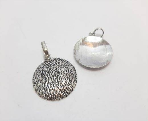 Antique Silver Plated beads - 44116
