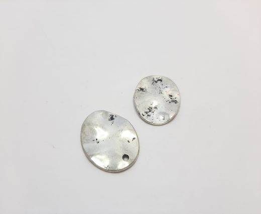 Antique Silver Plated beads - 44117