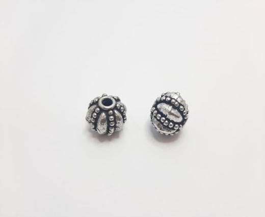 Antique Silver Plated beads - 44224