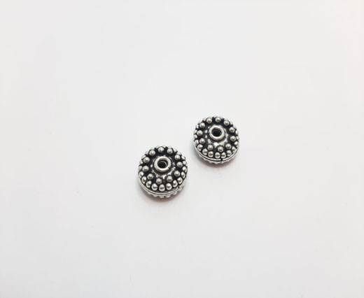 Antique Silver Plated beads - 44262