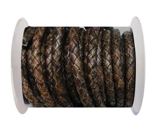 Breided Leather Cord 8 mm SE PB 11