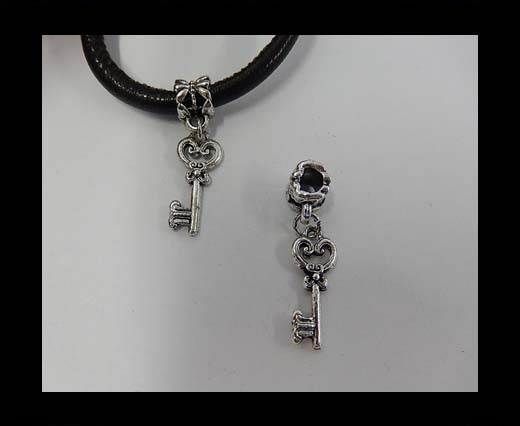 Zamak part for leather CA-4854-5mm-Anti-Silver