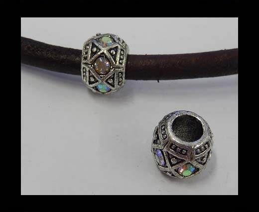 Zamak part for leather CA-4979-5mm-Crystal AB