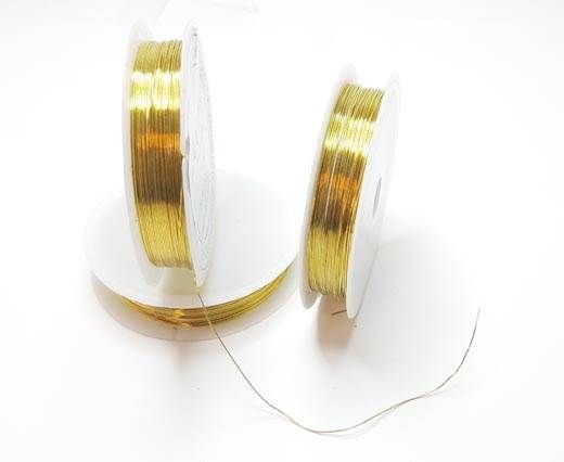 Copper wire 0.4mm - Gold