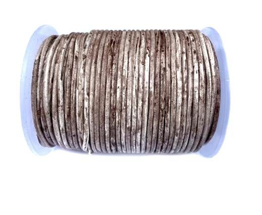 Round Cord SE/R/Vintage Brown-1,5mm