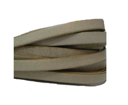 Italian Flat Leather-vintage beige 10mm
