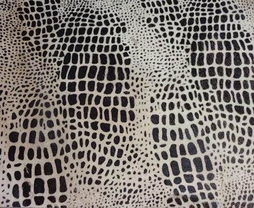 Lizard Print Cow Hide Leather