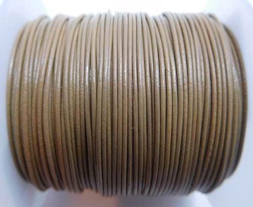 Round Leather Cord -1mm - Camel