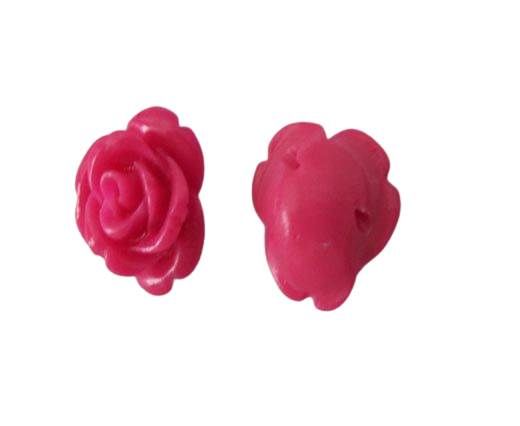 Rose Flower-12mm-Fuchsia