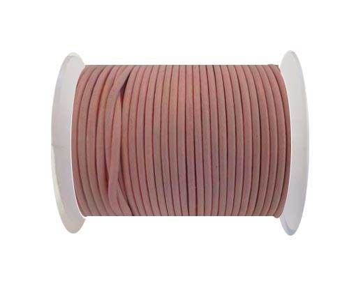 Round Leather Cord -1mm- SE R Baby Pink