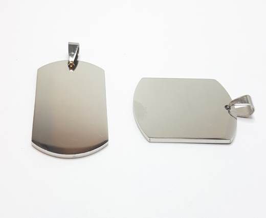 Stainless steel pendant SSP-212-27*40mm-Silver