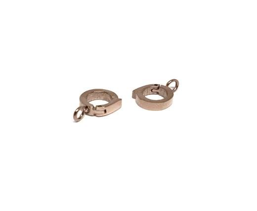Stainless steel part for round leather SSP-53-4mm Rose Gold