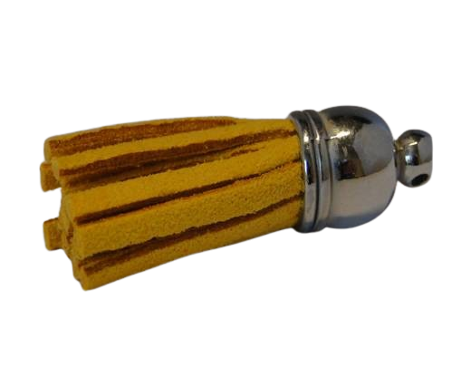 Tussels-Suede-Silver Caps-Yellow-30mm