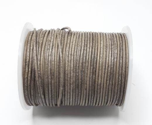 Flat braided cord - 15mm  - Vintage Taupe
