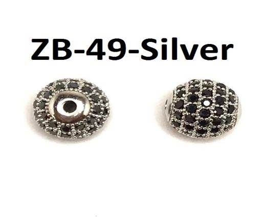 ZB-49-Silver 9*10mm