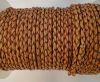 Round Braided Leather Cord SE/PB/14-Mahogany - 5mm