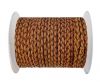 Round Braided Leather Cord SE/PB/14-Mahogany-8mm