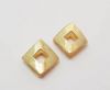 Gold plated Brush Beads - 15001