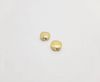 Gold plated Brush Beads - 15037