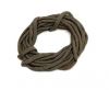 Real silk cords with inserts - 2mm - TAUPE