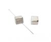 Silver plated Brush Beads - 3019