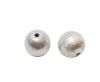 Silver plated Brush Beads - 3020
