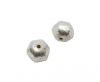 Silver plated Brush Beads - 3021-12mm
