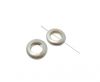Silver plated Brush Beads - 3028