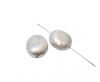 Silver plated Brush Beads - 3030