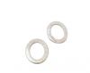 Silver plated Brush Beads - 3034