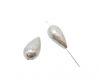Silver plated Brush Beads - 3036
